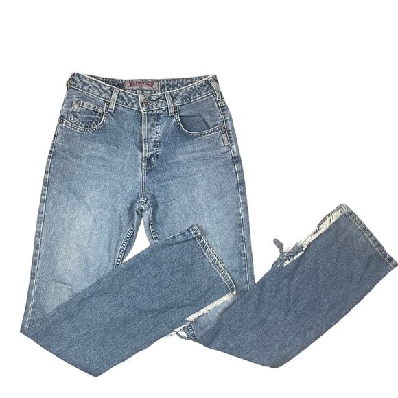 Silver Bootcut Y2K Western Jeans - Picture 7 of 7